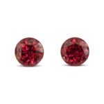 Rhodolite round pair 5.5mm 1.63cts N rh542 sh