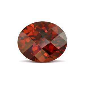 RoseMalayaGarnet ch oval 11.8x9.8mm 5.36cts N rm328 sh