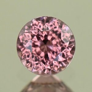 RoseZircon round 5.0mm 0.75cts H zn5719