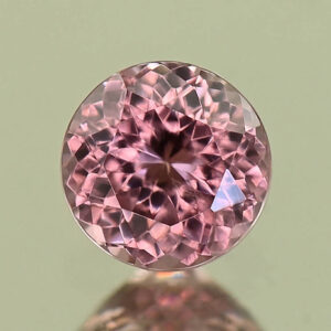 RoseZircon round 5.0mm 0.79cts H zn8187