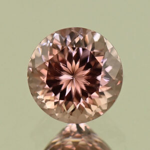 RoseZircon round 6.0mm 1.36cts H zn8191