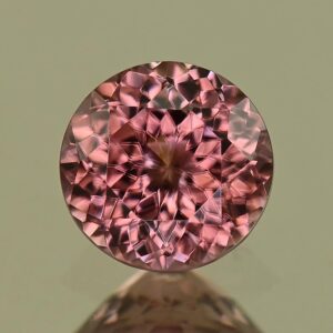 RoseZircon round 6.2mm 1.31cts H zn8193