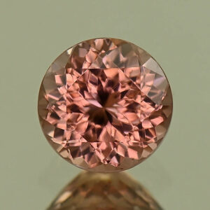 RoseZircon round 6.5mm 1.61cts H zn8197