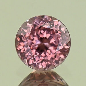 RoseZircon round 7.0mm 1.97cts H zn8153