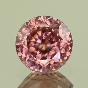 RoseZircon round 7.5mm 2.27cts H zn8155