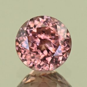 RoseZircon round 7.5mm 2.50cts H zn8157