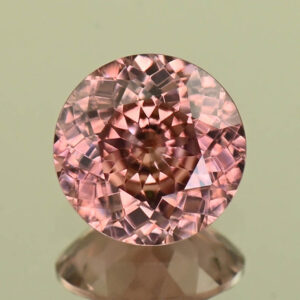 RoseZircon round 7.6mm 2.14cts H zn8160