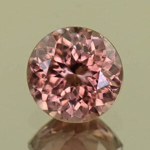 RoseZircon round 7.6mm 2.49cts H zn8162