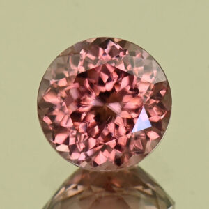 RoseZircon round 8.5mm 3.59cts H zn8135