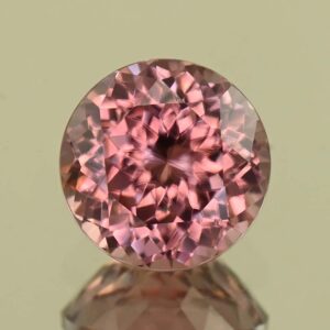 RoseZircon round 8.5mm 3.67cts H zn8136