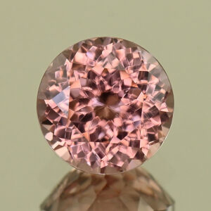 RoseZircon round 8.6mm 3.81cts H zn8138