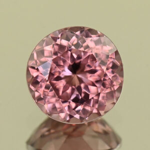 RoseZircon round 8.7x8.6mm 3.69cts H zn8139