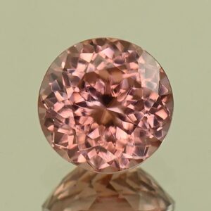 RoseZircon round 9.0mm 4.29cts H zn8141