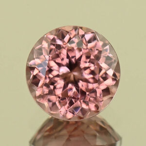 RoseZircon round 9.5mm 5.12cts H zn8142