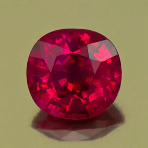 Ruby cush 6.33x6.03x3.98mm 1.30cts H ru158 a