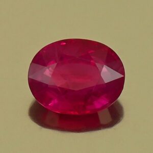Ruby oval 7.33x5.84x3.53mm 1.41cts H ru150 a