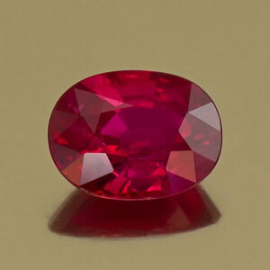 Ruby oval 8.14x6.16x3.96mm 1.71cts H ru148 a
