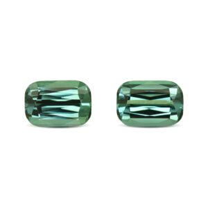 BlueGreenTourmaline cush pair 9.6x6.6mm 5.17cts N tm1681 sh