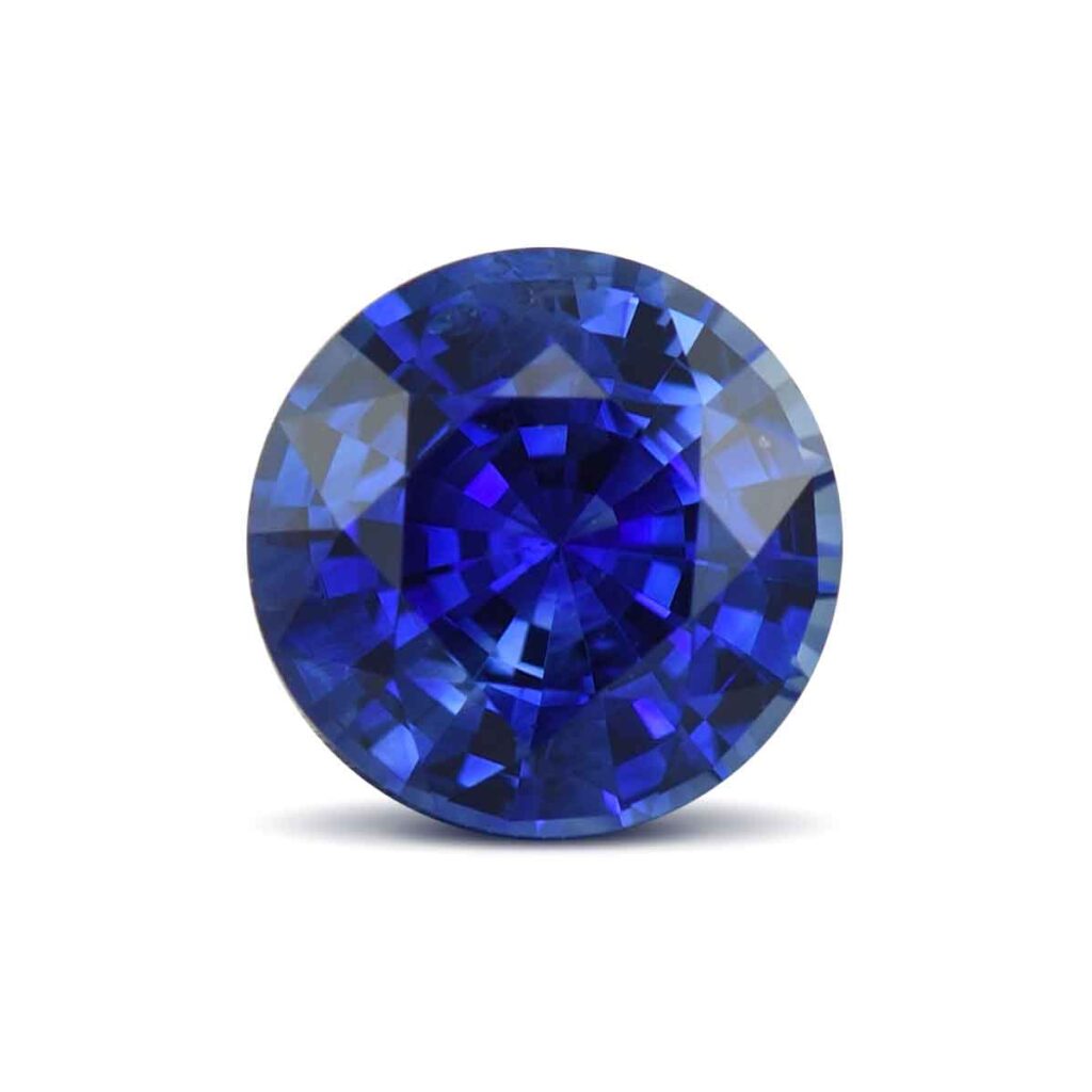 BlueSapphire round 6.7mm 1.34cts H sa567 sh