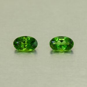 ChromeTourmaline oval pair 5.5x3.5mm 0.58cts N ct713