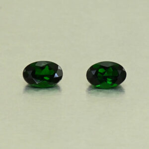 ChromeTourmaline oval pair 6.0x4.0mm 0.79cts N ct718