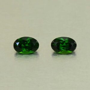 ChromeTourmaline oval pair 6.0x4.0mm 0.79cts N ct719