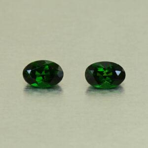 ChromeTourmaline oval pair 6.0x4.0mm 0.80cts N ct720