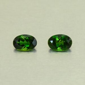 ChromeTourmaline oval pair 6.5x4.5mm 1.01cts N ct724