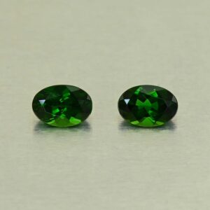 ChromeTourmaline oval pair 6.5x4.5mm 1.08cts N ct725