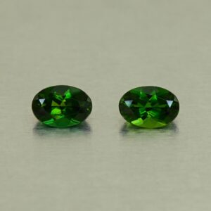 ChromeTourmaline oval pair 6.5x4.5mm 1.12cts N ct726