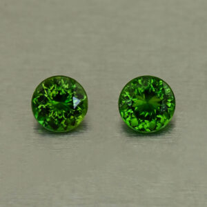 ChromeTourmaline round pair 4.0mm 0.43cts N ct729