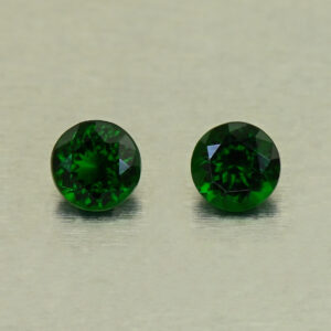 ChromeTourmaline round pair 4.0mm 0.44cts N ct730