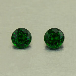 ChromeTourmaline round pair 4.0mm 0.44cts N ct731