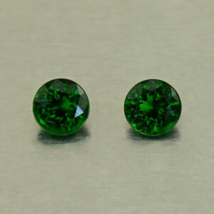 ChromeTourmaline round pair 4.0mm 0.45cts N ct732