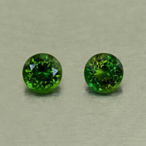 ChromeTourmaline round pair 4.0mm 0.47cts N ct734
