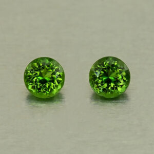 ChromeTourmaline round pair 4.0mm 0.49cts N ct735