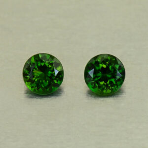 ChromeTourmaline round pair 5.0mm 0.83cts N ct737