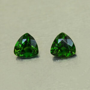 ChromeTourmaline trill pair 4.6mm 0.58cts N ct743