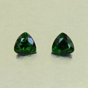 ChromeTourmaline trill pair 4.6mm 0.62cts N ct745