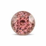RoseZircon round 8.0mm 3.12cts H zn5498 sh