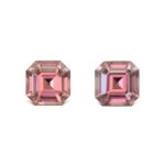 RoseZircon sq eme cut pair 6.0mm 3.18cts H zn5528 v2 sh