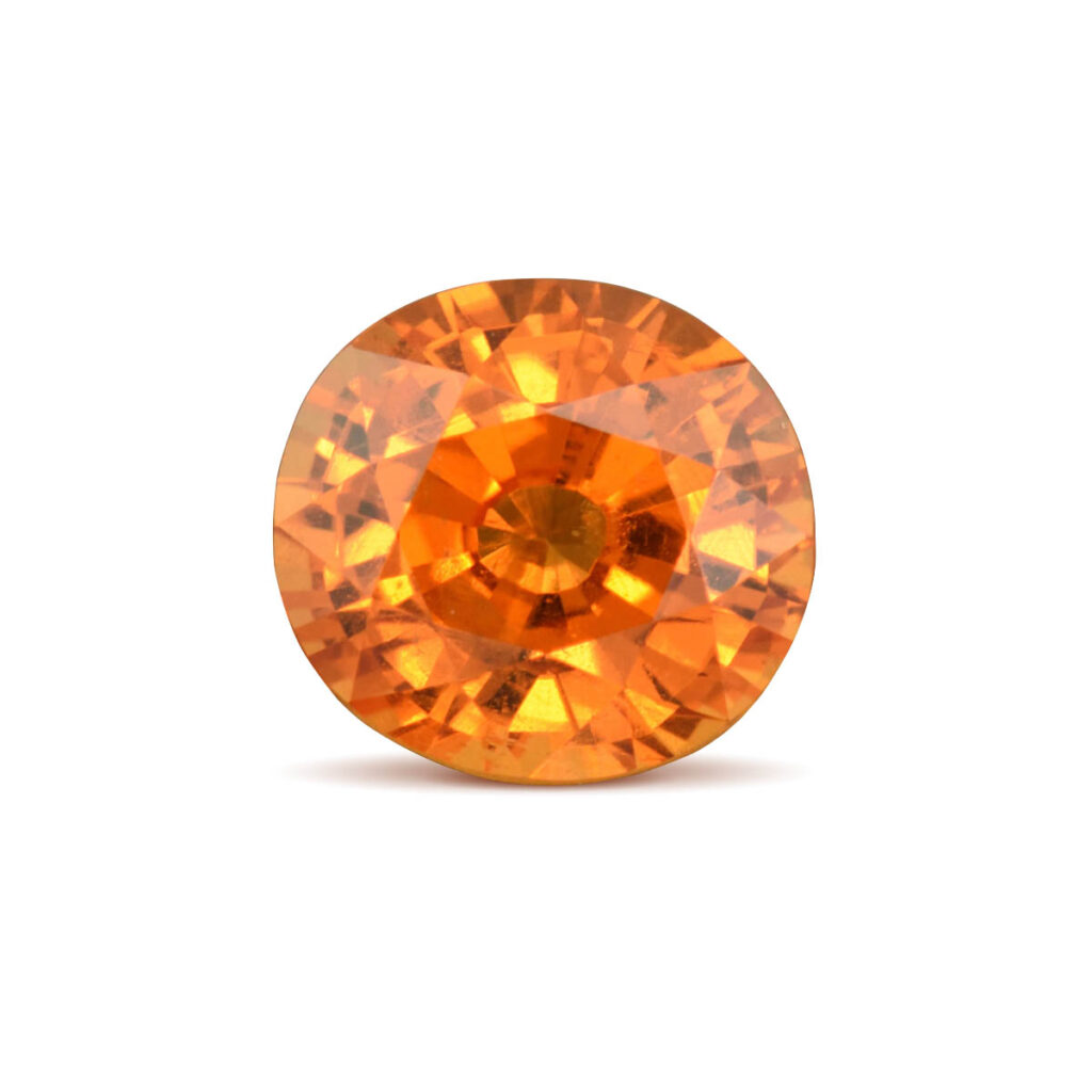 Spessartite oval 7.3x6.3mm 2.88cts N sg161 sh