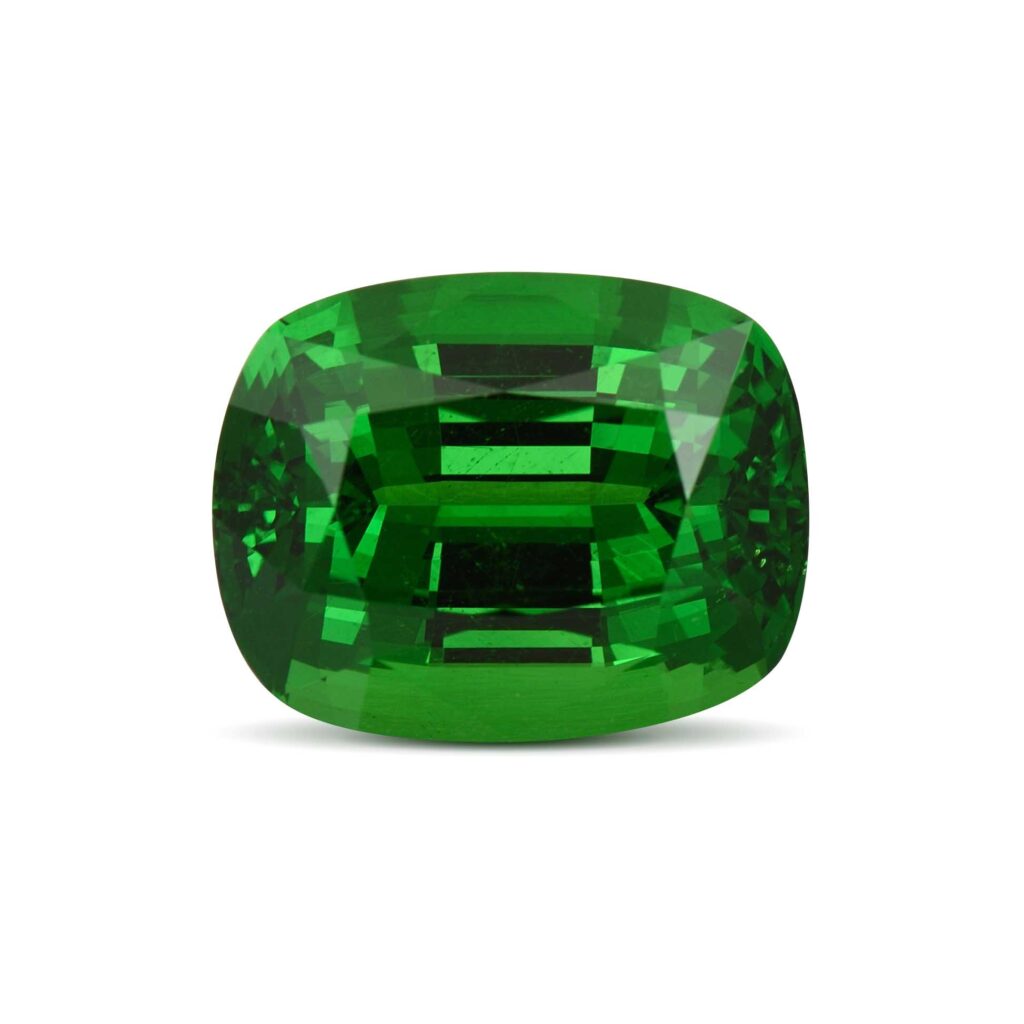 Tsavorite cush 15.61x12.28x8.97mm 14.55cts N ts332 h sh