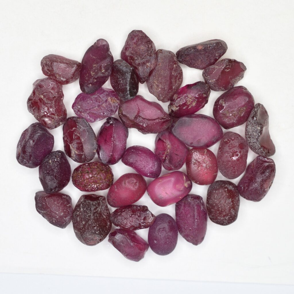 UmbaliteGarnet rough 1.0-2.5grs d