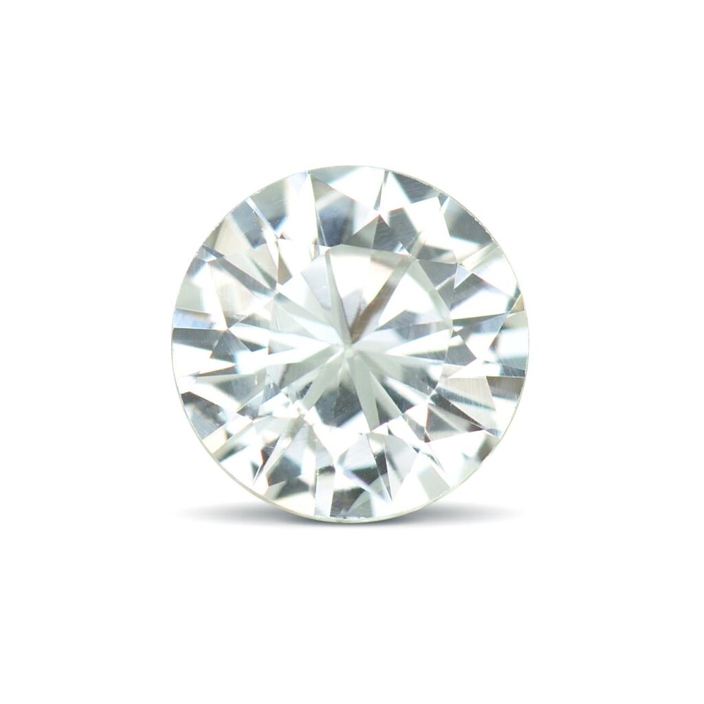 WhiteSapphire round 6.1mm 0.95cts H sa262 sh