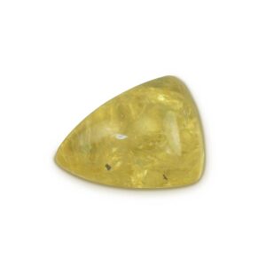 YellowSapphire drop trill cab 7.5x6.0mm 1.36cts N sa186 a sh